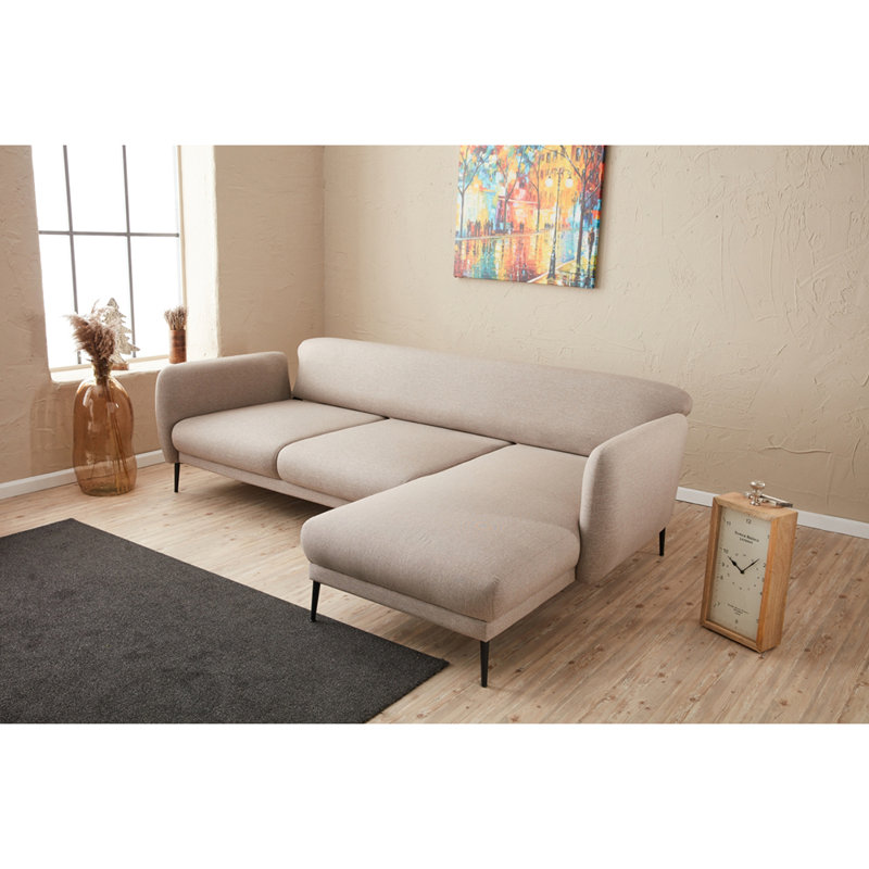 Latitude Run® Klyda 104" Wide Upholstered Chaise Sectional Sleeper Sofa